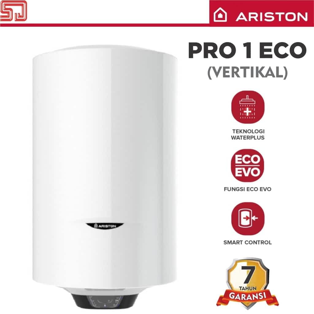 Ariston Pro1 Eco 80 Liter Water Heater Listrik 1200 Watt Vertikal